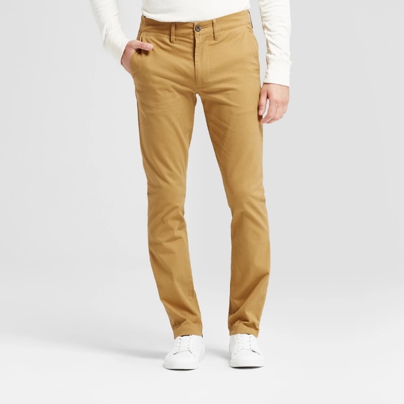 Goodfellow & Co Pants Mens Light Brown Slim Fit Hennepin Chino